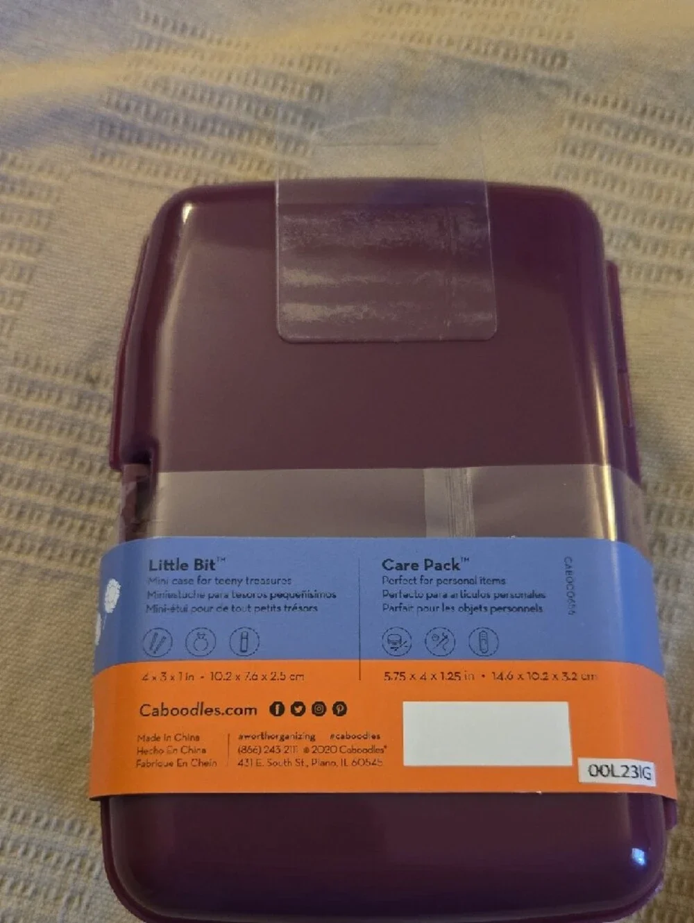 Caboodles 2-Piece Care Pack & Little Bit in Mauve and Plum